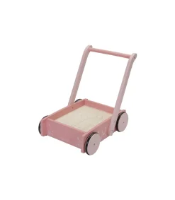 Andador con bloques flores rosa Little Dutch