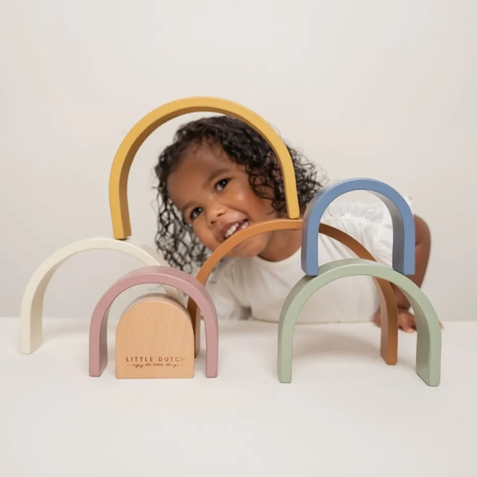 Arco iris montessori retro