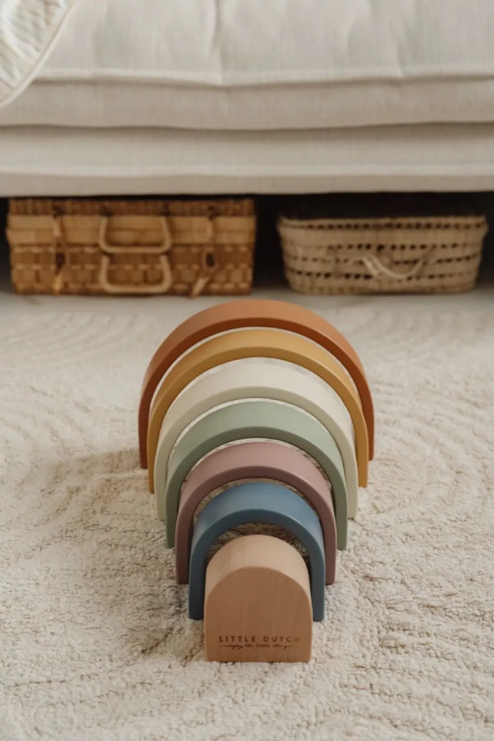 Arco iris montessori retro