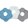 Babero kaffle cuello pack 3 denim-menta-gris