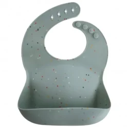 BABERO SILICONA CONFETTI MENTA