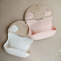 Babero silicona confetti vainilla