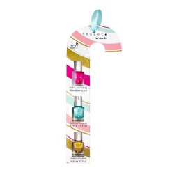 Bastón de caramelo: pack 3 pintauñas