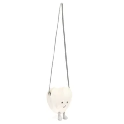 Bolso corazón crema