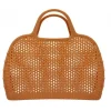 Bolso de playa retro mostaza