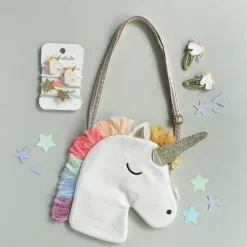 Bolso de unicornio arcoiris