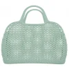 Bolso de playa retro verde menta