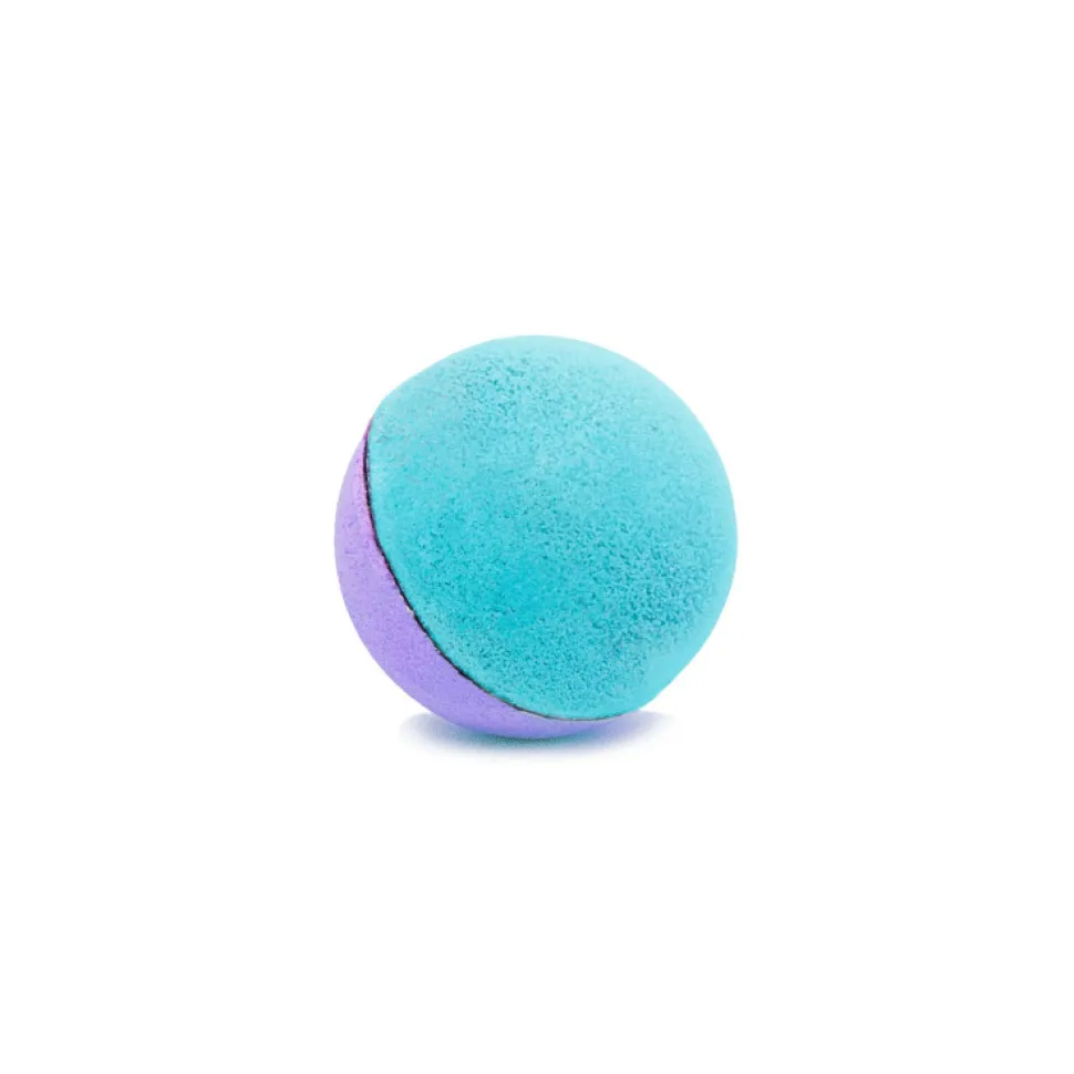 Bomba de baño twin azul y morado