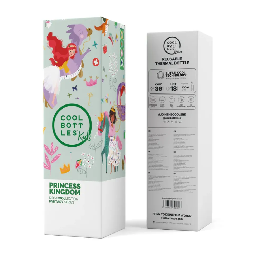 Botella de agua Princess Kingdom 350ml