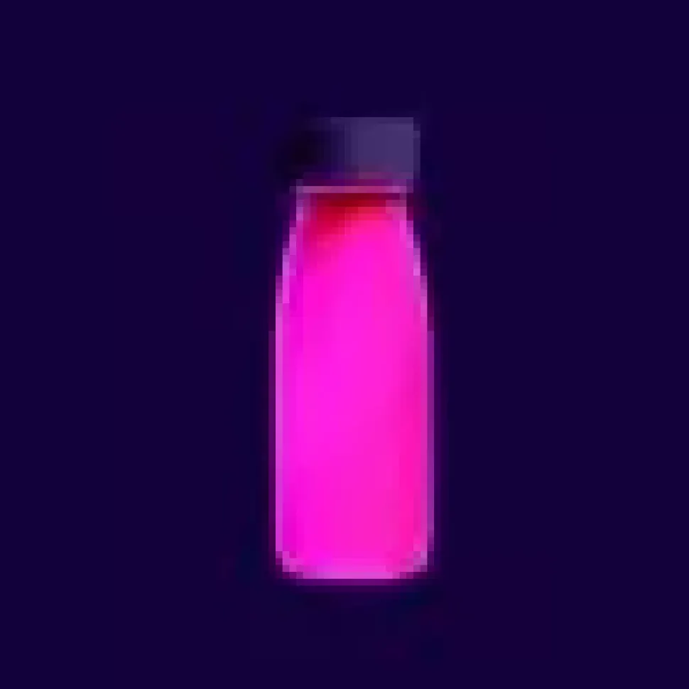 botella sensorial float flúo rosa petit boum