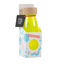 botella sensorial float flúo amarilla petit boum