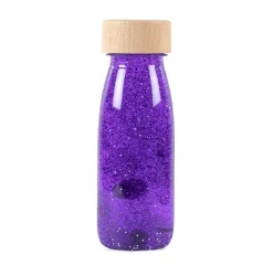 botella sensorial float morada petit boum