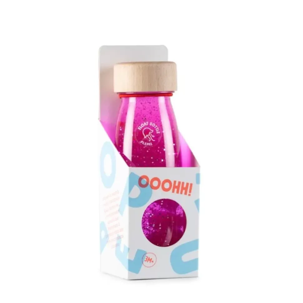 botella sensorial float rosa