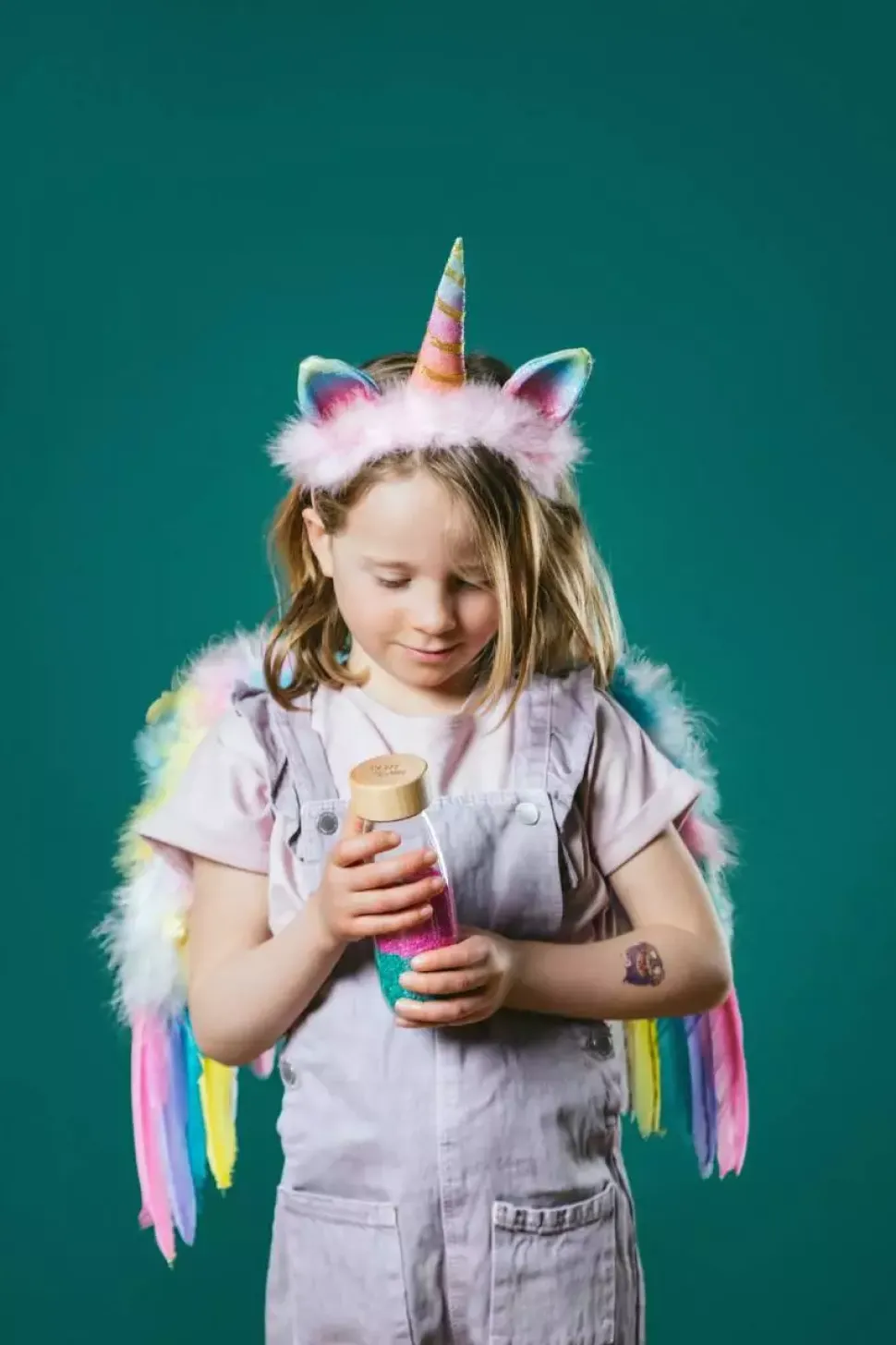 botella sensorial sonido unicornio petit boum