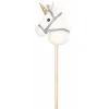 CABALLITO DE PALO UNICORNIO