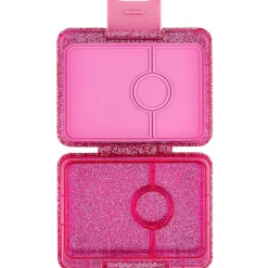 Caja almuerzo Yumbox snack glitter rosa