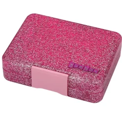 Caja almuerzo Yumbox snack glitter rosa
