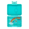 Caja almuerzo Yumbox snack 3 compartimentos rainbow aqua