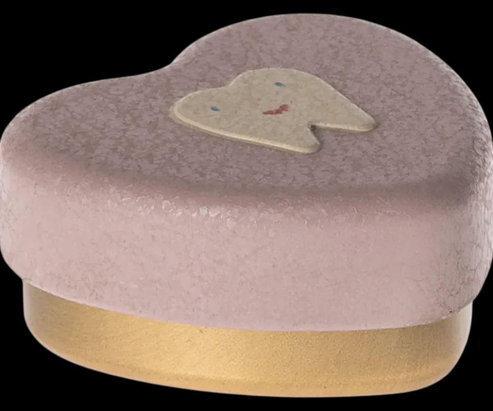 Caja corazón mis dientes rosa