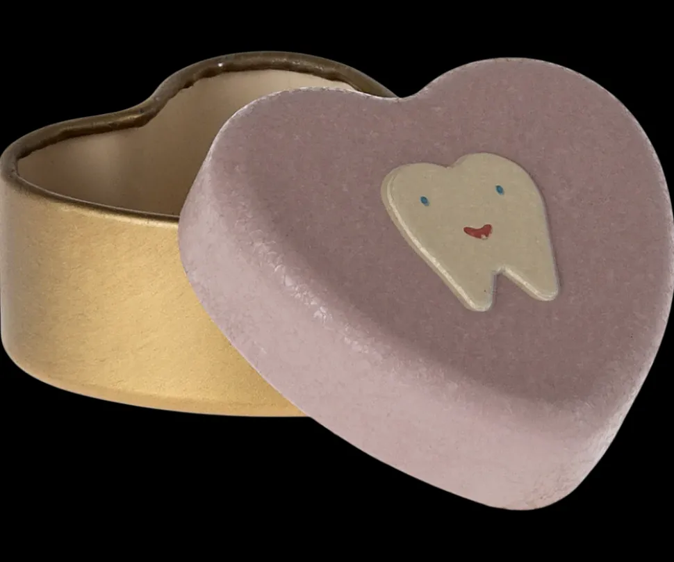 Caja corazón mis dientes rosa