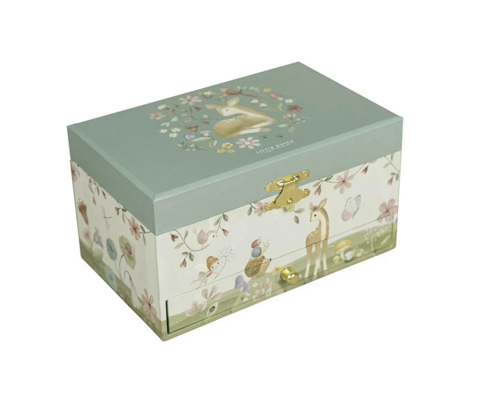 Caja de música joyero forest friends