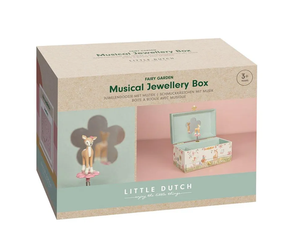 Caja de música joyero forest friends