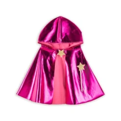 Capa corta funky rosa metalizada ratatam