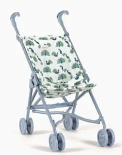 carrito para muñecas pavo real