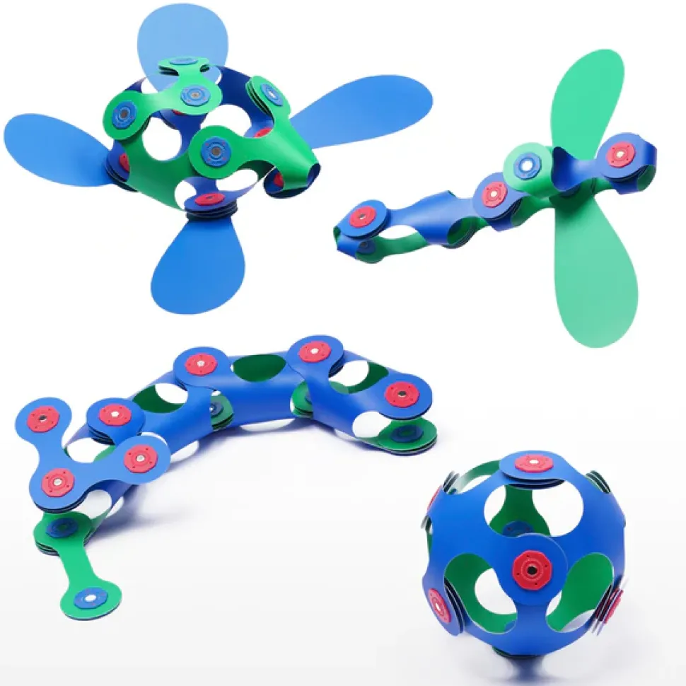 Clixo itsy pack verde-azul 18 piezas