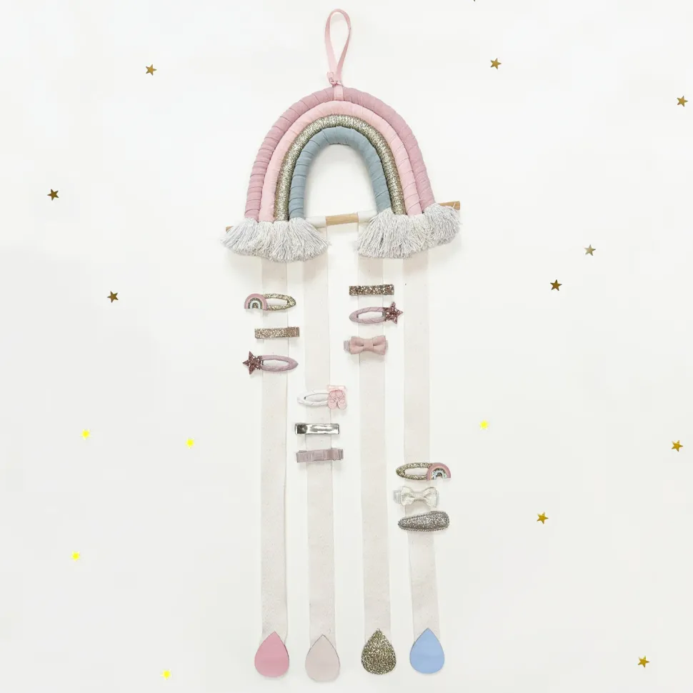 Colgador de clips arcoiris