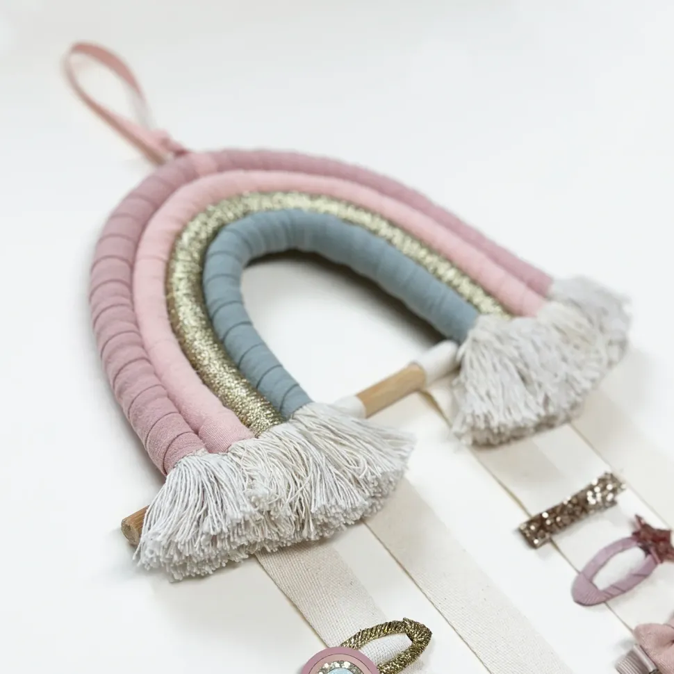 Colgador de clips arcoiris