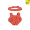 conjunto punto 21cm pelele y diadema