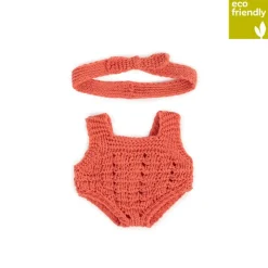 conjunto punto 21cm pelele y diadema