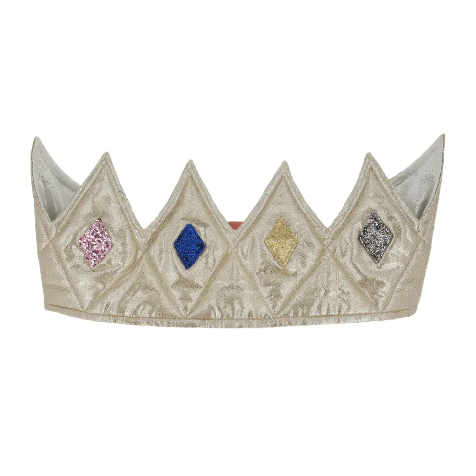 Corona de oro y brillo