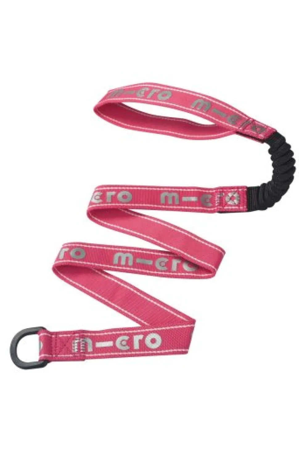 Correa de transporte elástica y reflectante rosa