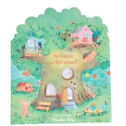 Cuaderno de pegatinas Gran familia Moulin Roty