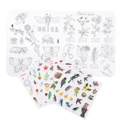 Cuaderno de pegatinas el botanista Moulin Roty