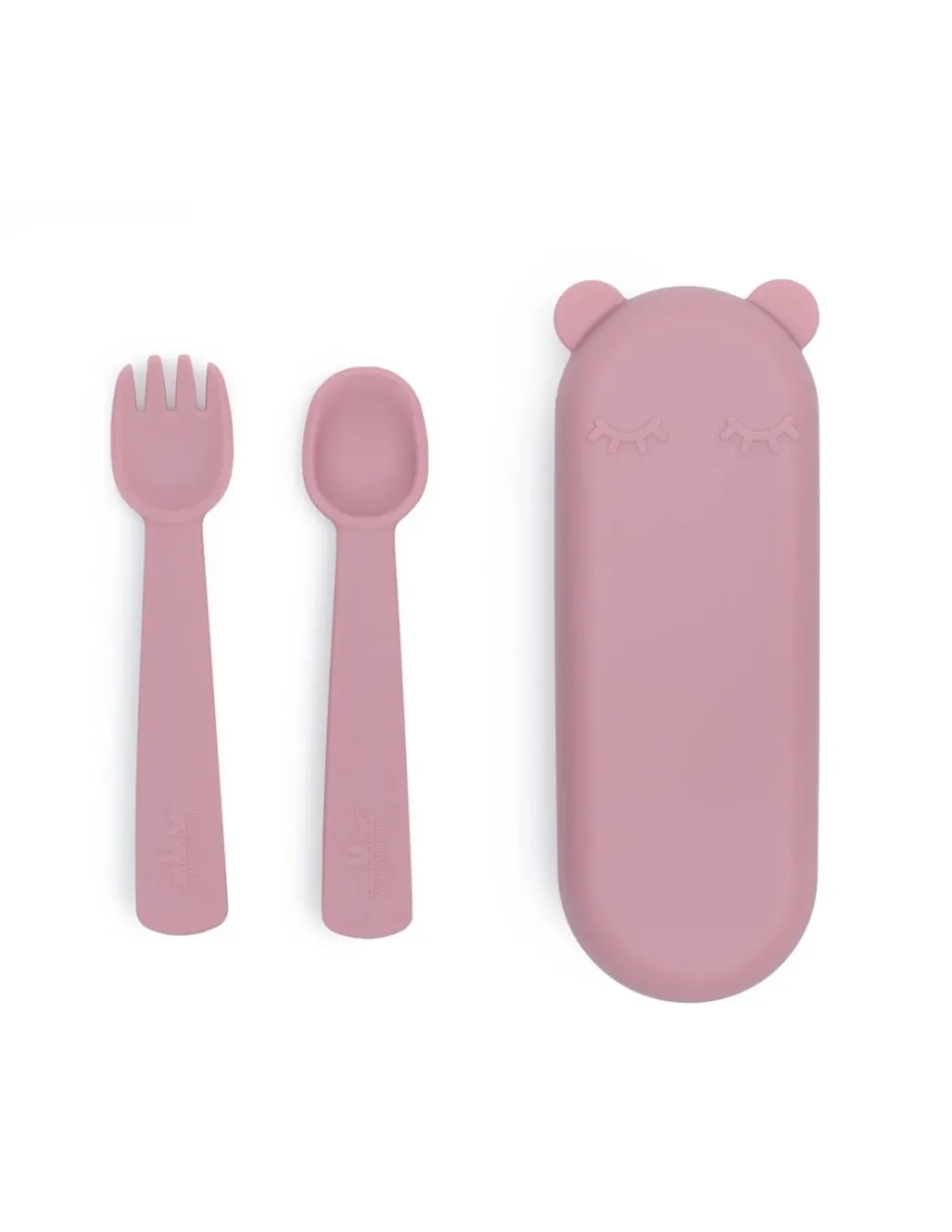 Cubiertos Feedie rosa empolvado