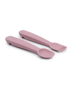 Cubiertos Feedie rosa empolvado