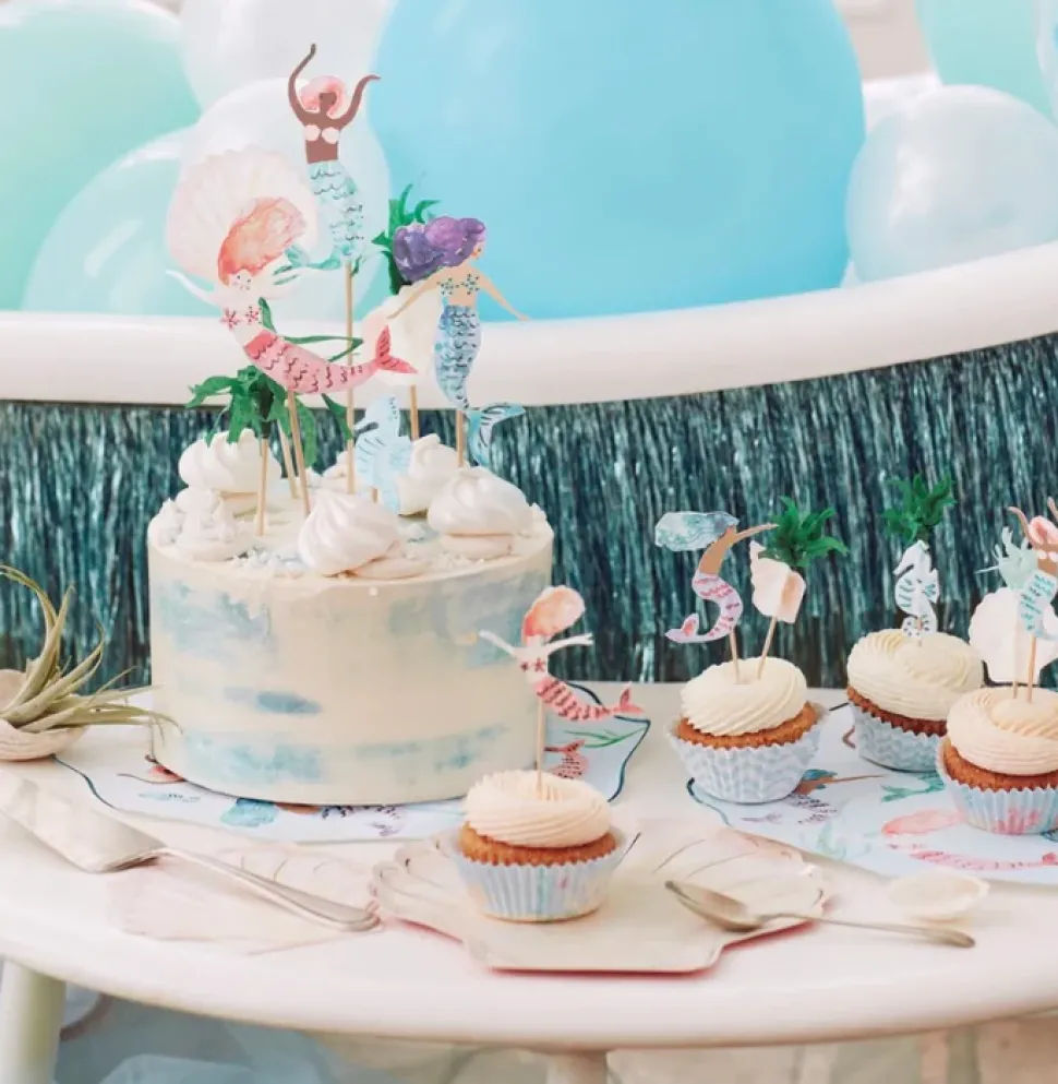 Cupcakes sirenas Meri Meri