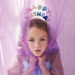 Diadema con purpurina de feliz cumpleaños Meri Meri