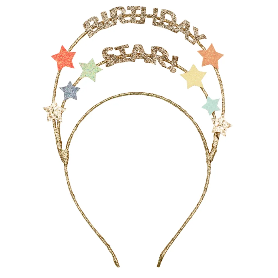 Diadema de estrella de cumpleaños