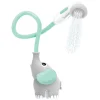 Ducha bañera elefante turquesa