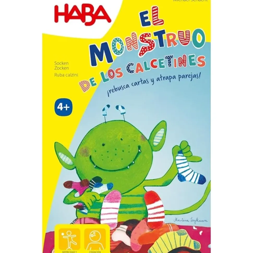 El monstruo de los calcetines- juego de cartas