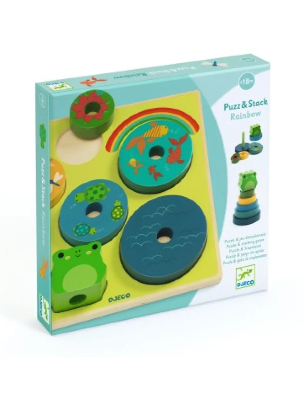 Encajable Puzz & Stack Rainbow
