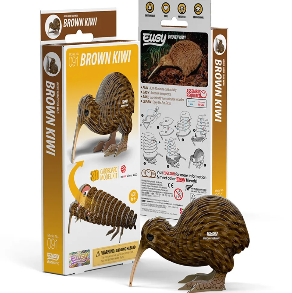 Eugy brown kiwi puzzle