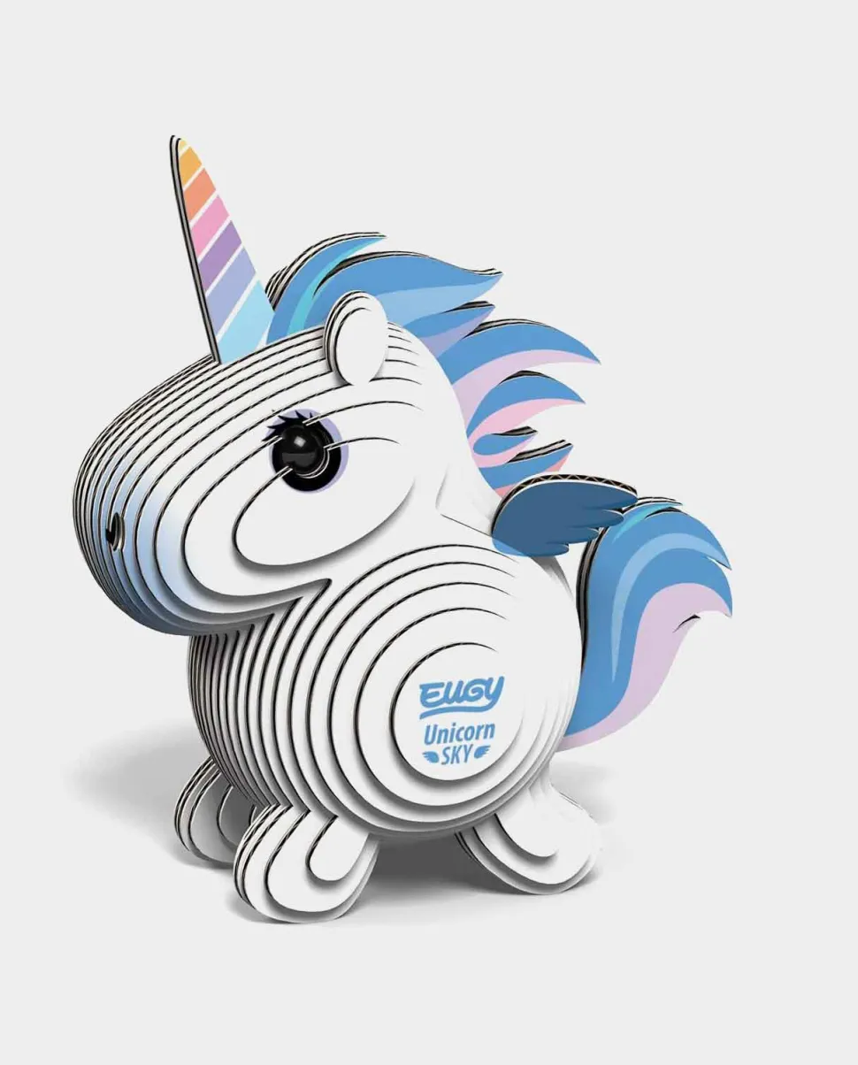 Eugy unicornio azul puzzle
