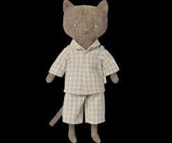 Gatito en pijama vichy Maileg