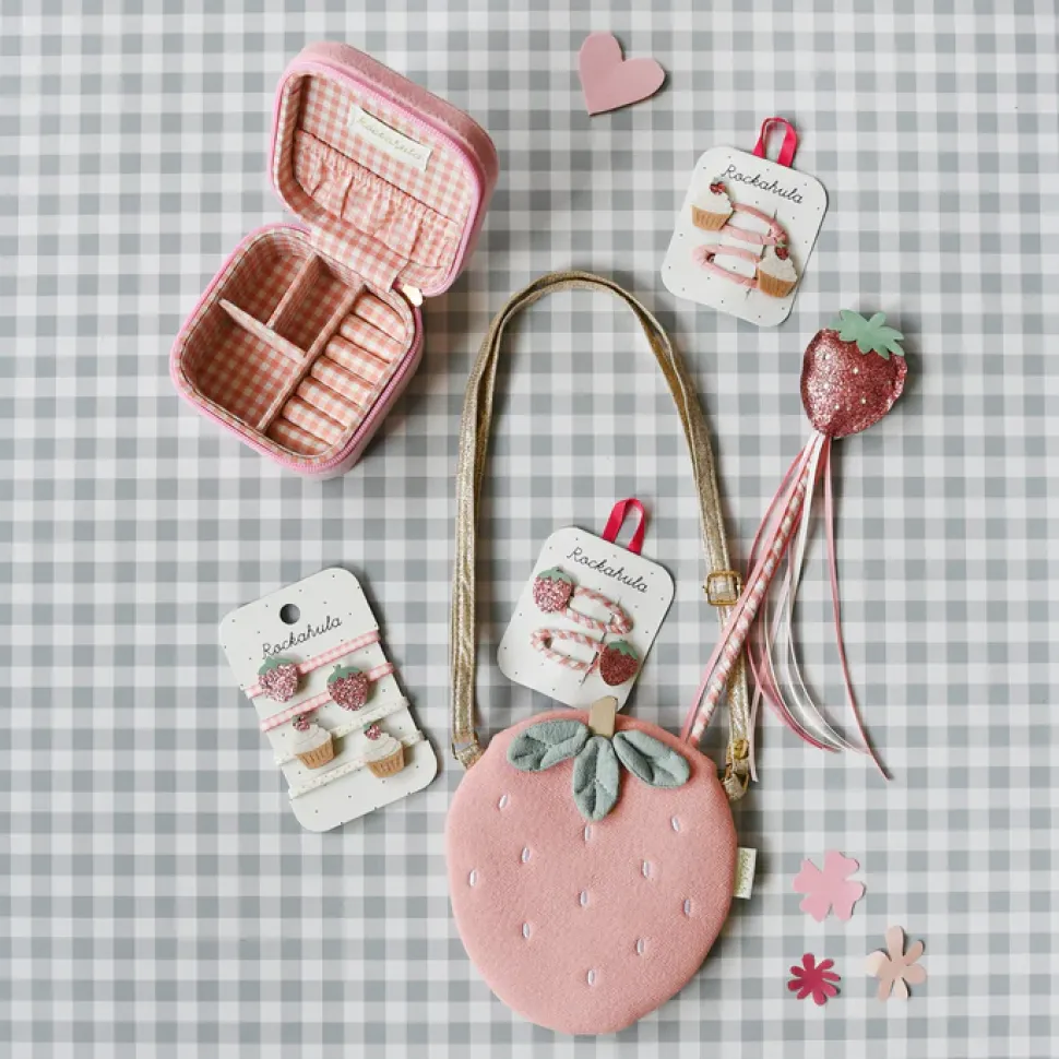Gomas de fresa y cupcakes