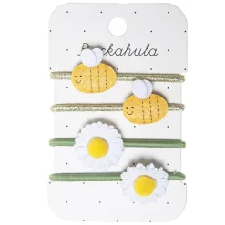 Gomas de pelo abeja y margarita